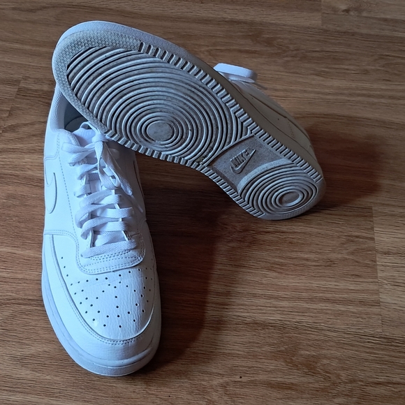 Nike Court Vision Low White Sneakers - Picture 4 of 5